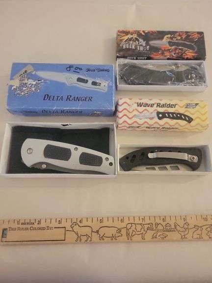 3 New Pocket Knives