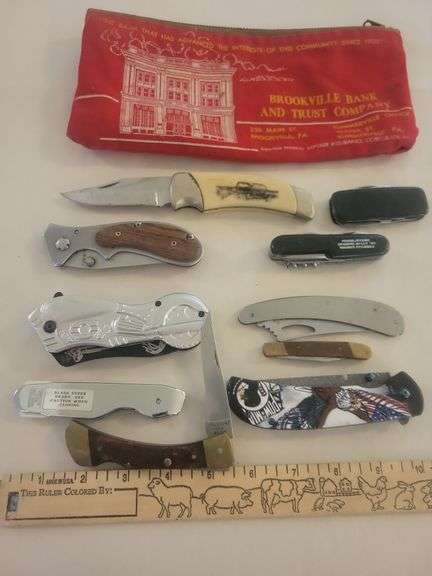 10 Knives and Bank Bag