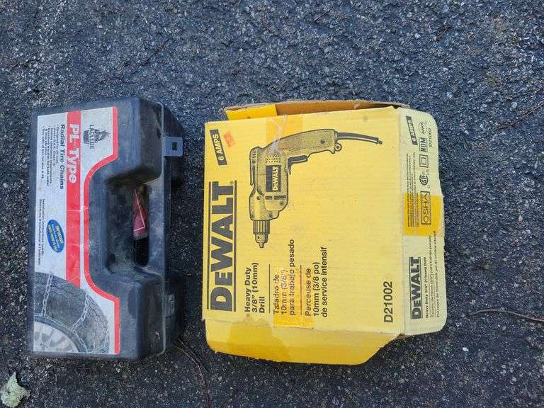 Dewalt Drill and tire Chains