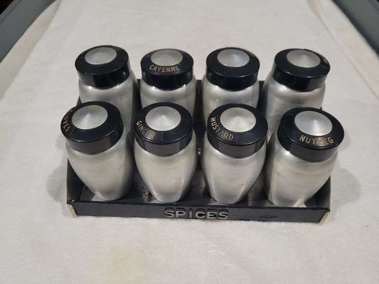 Alum. Spice Rack Set
