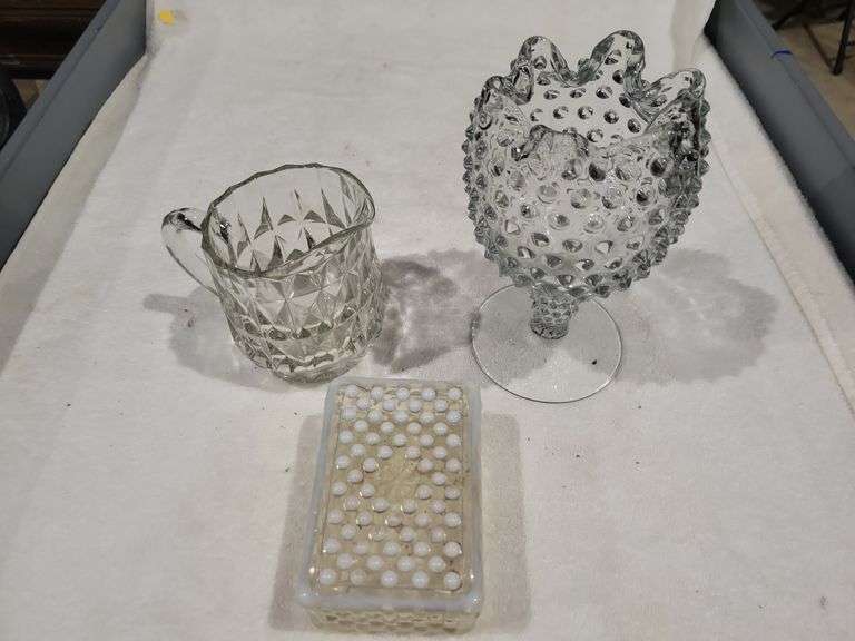 Pitcher, Dish, and Compote