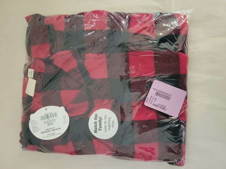 XL Red And Black Bufa Kids Pajama Set