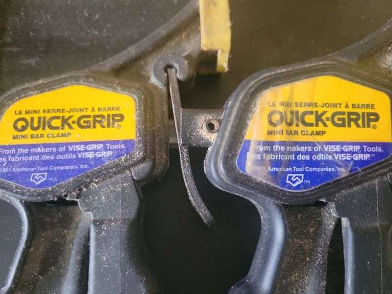 4 Quik Grip Clamps 12"