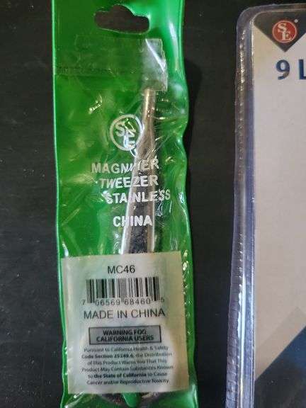 Drill Bit Gauges, Light, & Tweezer