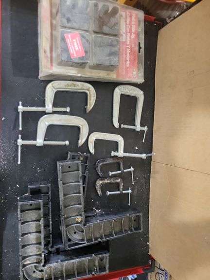 6 C-clamps and Jigs