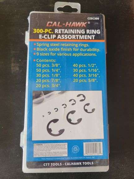 New 300 Retainig Ring E Clip Assortment