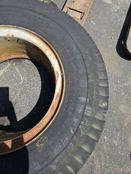10x2  Fleet Master Triple thread tire on ring, under air