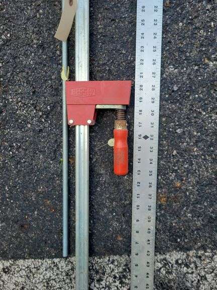 Johnson Drywall Square, Bessey Clamp, and Allthread