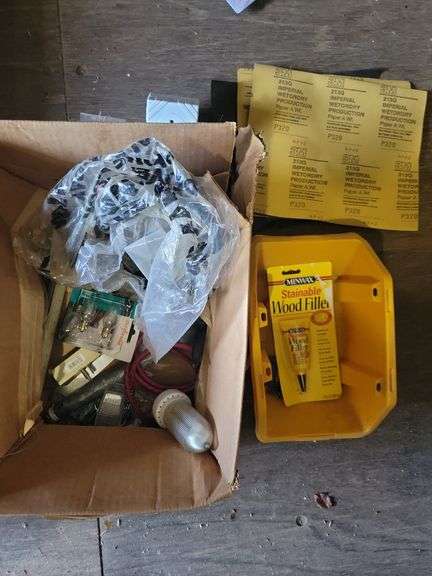 Box Sand Paper, Bungee., and Organizers