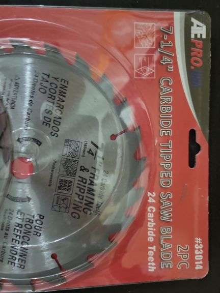 ATE Pro 2 pk. - 24 Tooth Carbide 7 1/4" Saw Blades