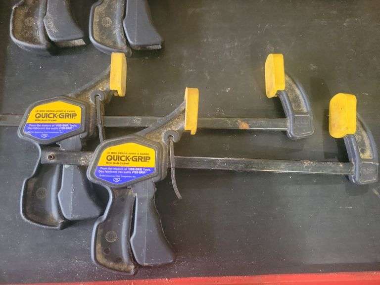 4 Quik Grip Clamps 12"