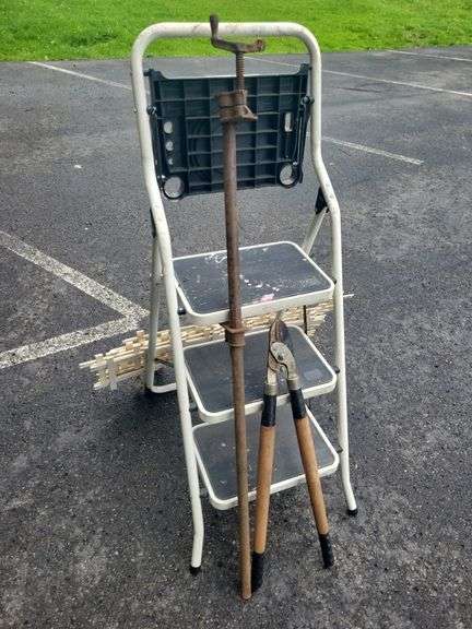 Step Ladder And Tools