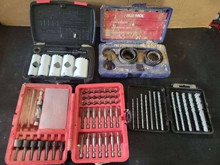 Blue-Mol Hole Saws, Bits, and Drills