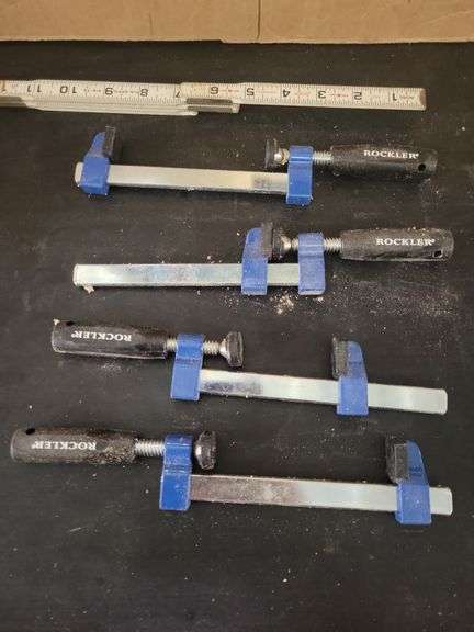 4 Rockler Hand Clamps 5"