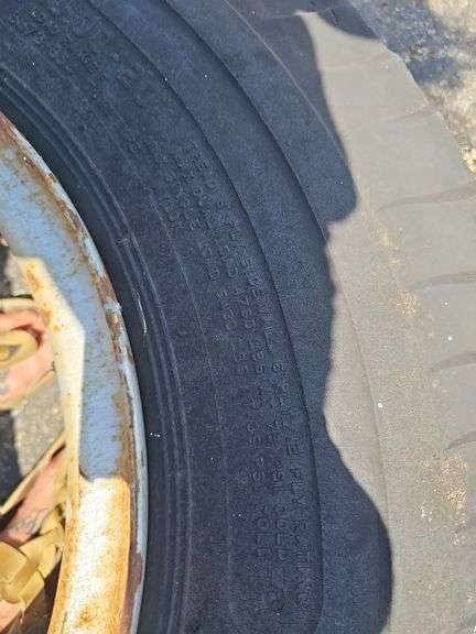 10x2  Fleet Master Triple thread tire on ring, under air