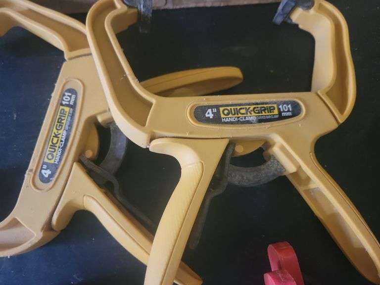 2-4" Quick Grip Clamps and 2- Craftsman Mini Bar Clamps