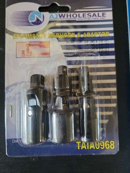 5 pc. Reducer and 10 Star Socket Sets New