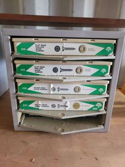 Flat and Round Head Screw Organizer