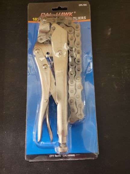 Cal Hawk Locking Chain Plier 10"