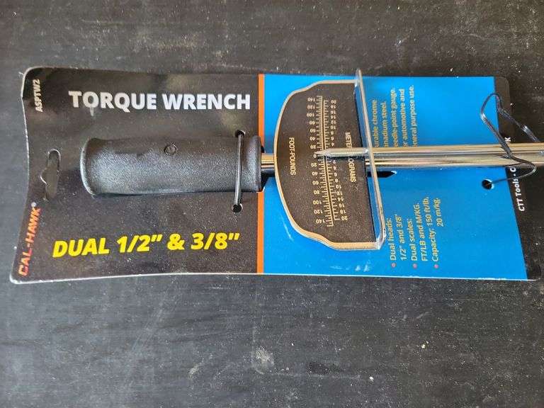 Dual 1/2 & 3/8" Torque Wrench