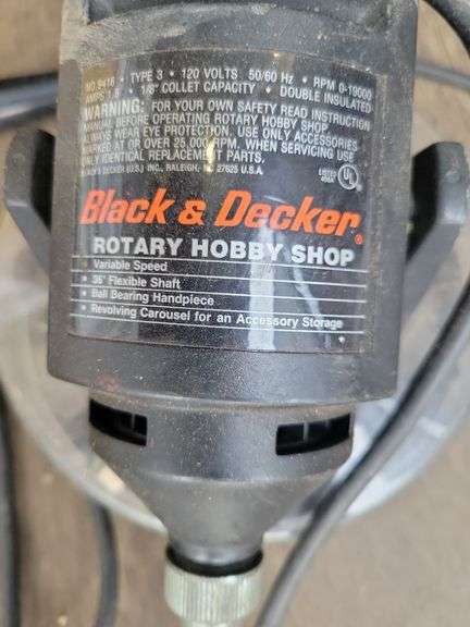 Black & Decker Rotary Hobby Shop (Works)