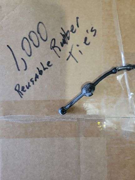 Case 1000 Reusable Rubber Ties