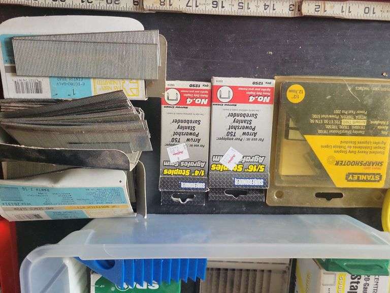 Brads, Staples, And Stapler