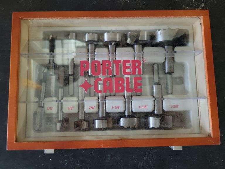 Porter Cable Forstner Bit Set 12 Pc.