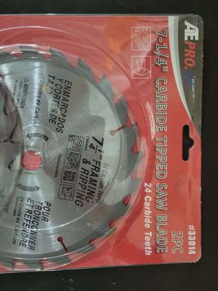 ATE Pro 2 pk. - 24 Tooth Carbide 7 1/4" Saw Blades