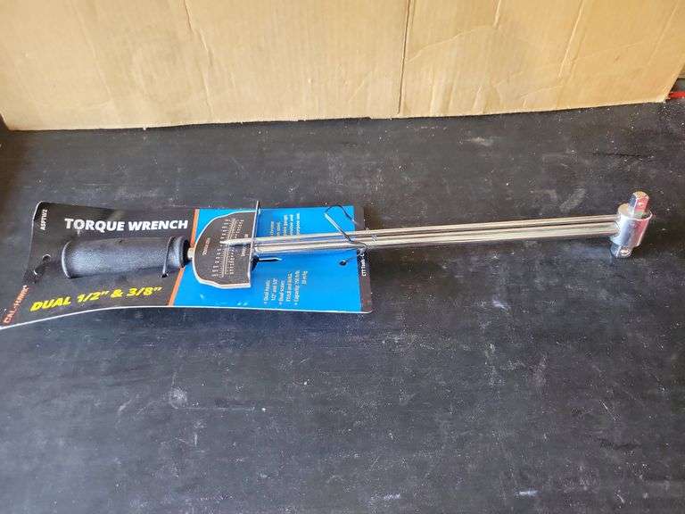 Dual 1/2 & 3/8" Torque Wrench