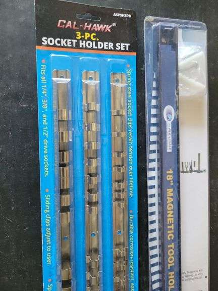 18" Magnetic Tool Holder and Socket Holders