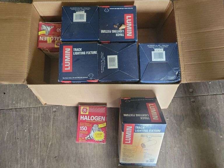 Box Track Lighting and Bulbs