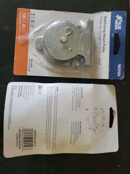 Pair Wall/Ceiling Mount Pullies 2"