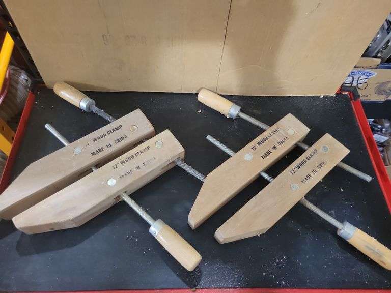 Pair 12" Wood Clamps
