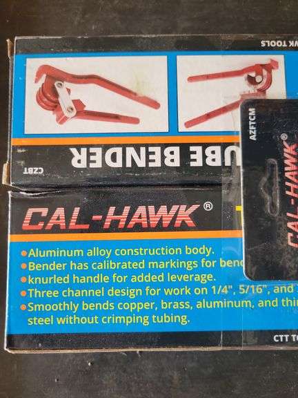 2 Cal Hawk Tube Benders and Cutter