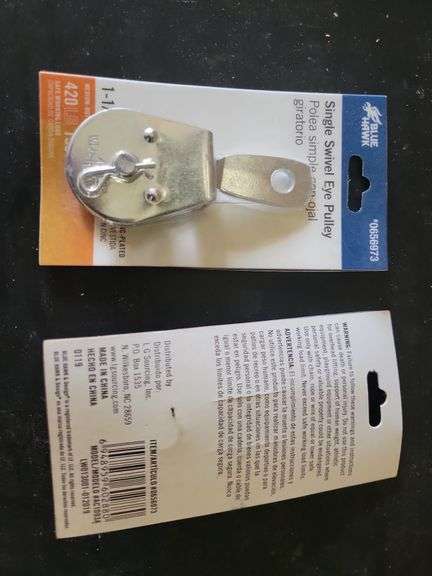 Pair Swivel Eye Pullies