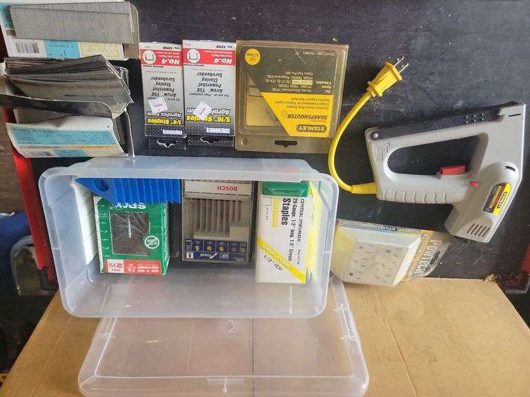 Brads, Staples, And Stapler