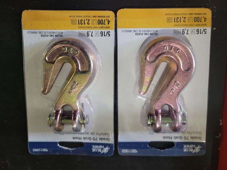 Pair 5/16" Grade 70 Grab Hooks