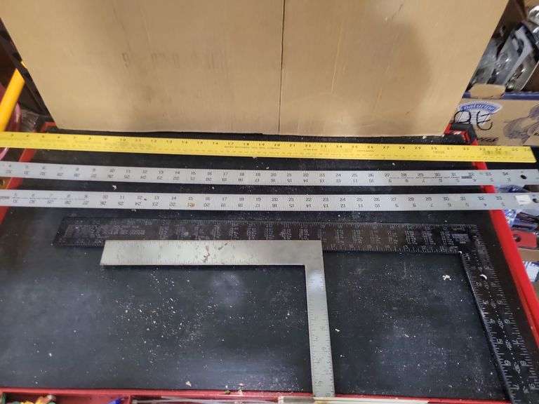 Metal Squares and Straight Edges