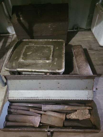 Tool boxes, Chisels, and Iron