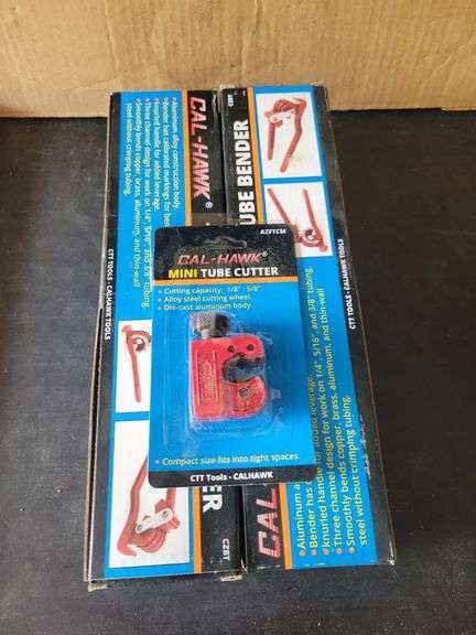 2 Cal Hawk Tube Benders and Cutter
