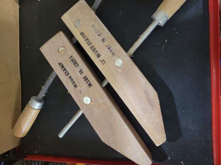 Pair 12" Wood Clamps