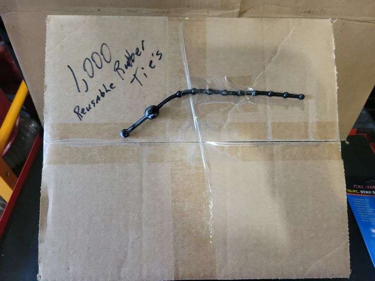 Case 1000 Reusable Rubber Ties