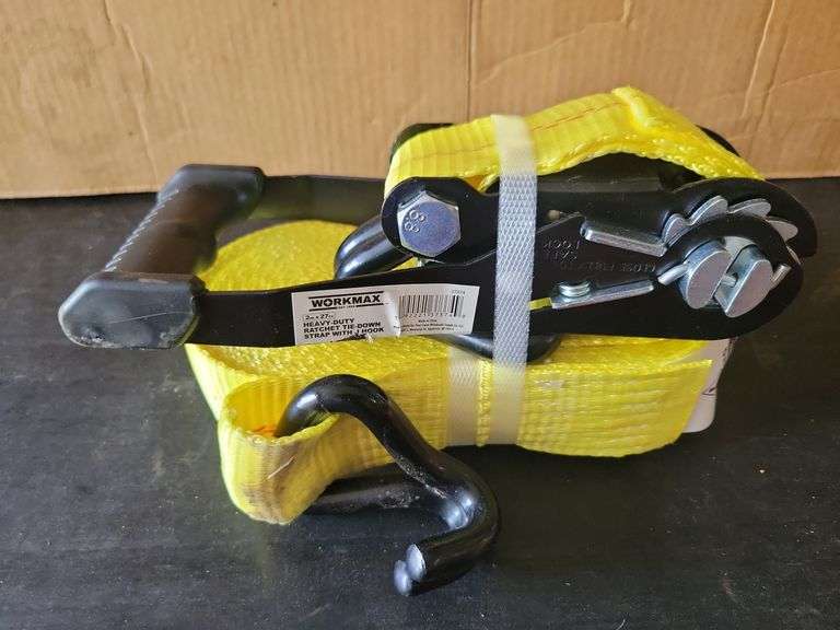 New Workmax Rachet Strap and J Hook