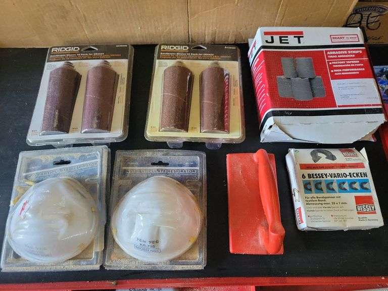Rigid and JET Sandpaper and Masks