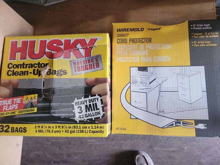 Box Garbage Bags, Cord Protector and Misc.