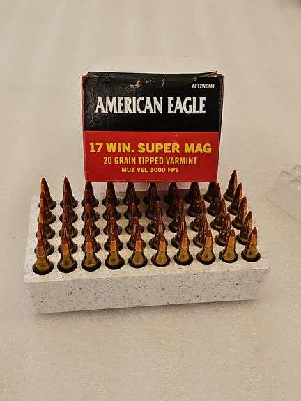 American Eagle 17 Win Super Mag, 20 gr, 50ct Box