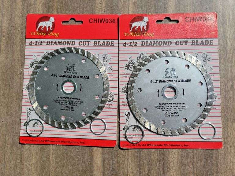 2 -4 1/2" Diamond Cut Blade
