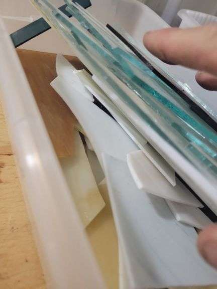 2 Boxes Stain Glass
