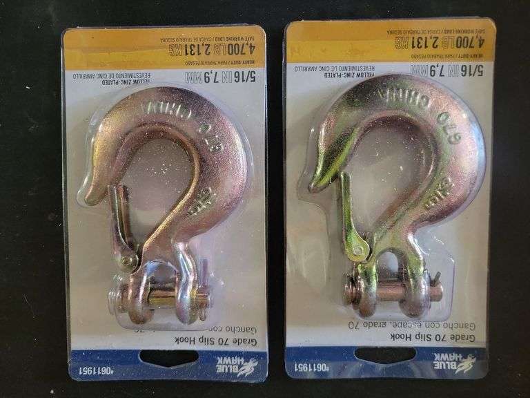 Pair 5/16" Grade70 Slip Hooks